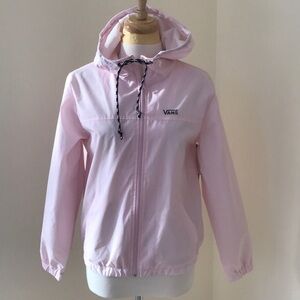 NWT! VANS Size XS light weight pink windbreaker